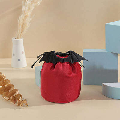 Halloween Velvet Drawstring Pouches