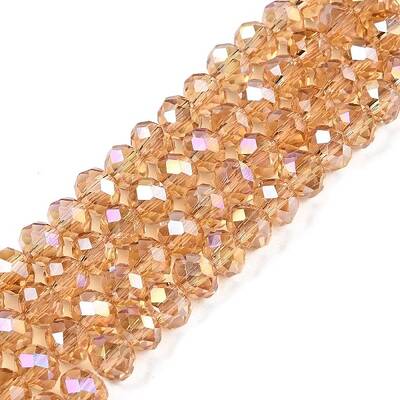 Electroplate Glass Beads Strands