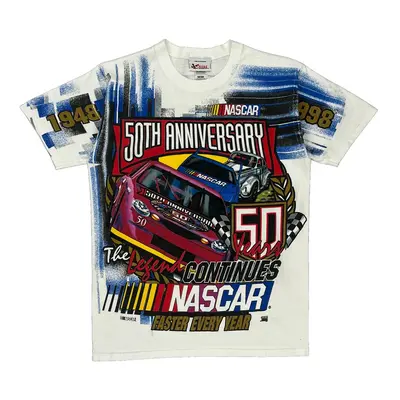 50Th Anniversary Chase Authentics Nascar T-Shirt - Medium Multicoloured Cotton
