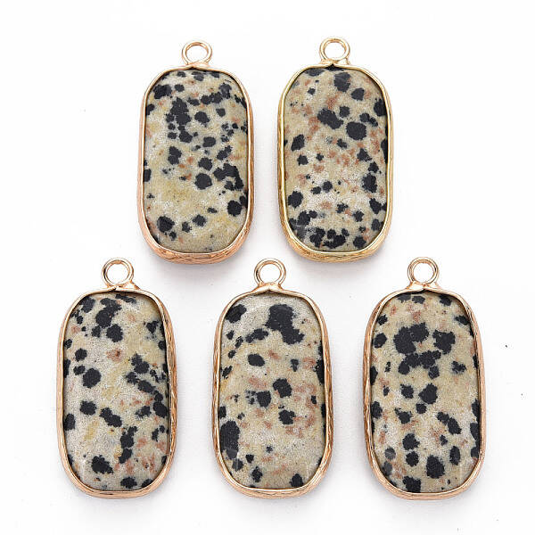 Natural Dalmatian Jasper Pendants