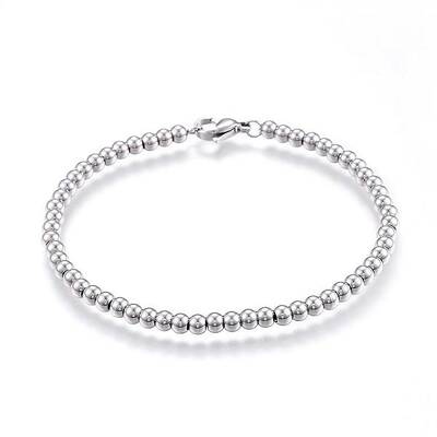 Tarnish Resistant 304 Stainless Steel Beaded Bracelets