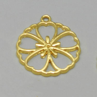 Alloy Open Back Bezel Pendants