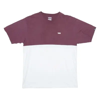 VANS Mens T-Shirt White L