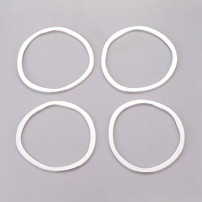 Tibetan Style Alloy Linking Rings