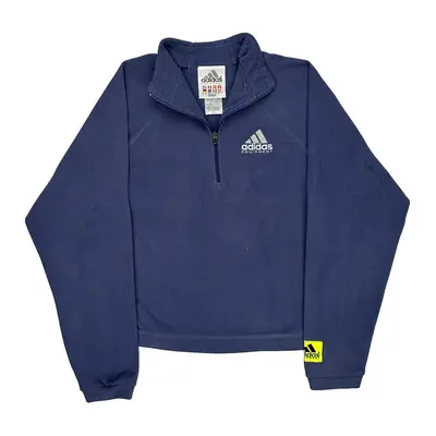 Adidas Fleece - Small Blue Polyester