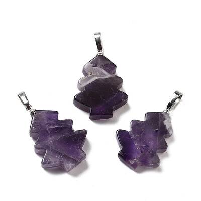 Natural Amethyst Pendants