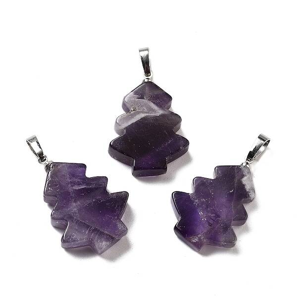 Natural Amethyst Pendants