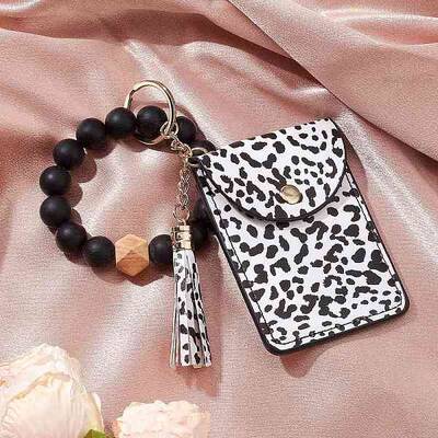PU Leather Keychain Wallet