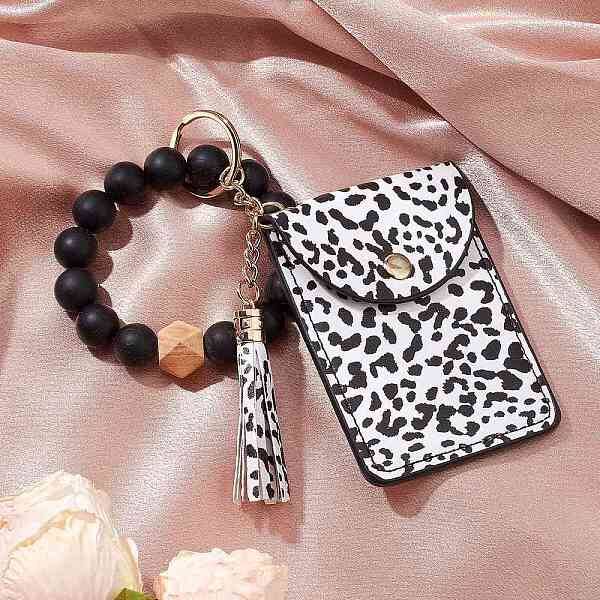 PU Leather Keychain Wallet