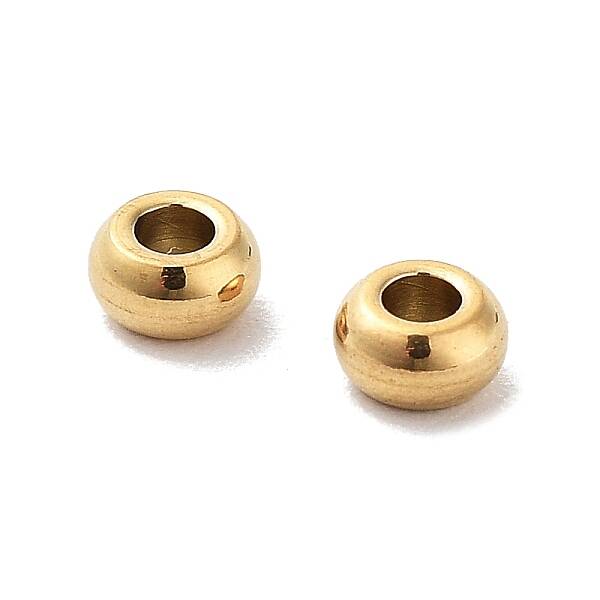 Ion Plating(IP) 202 Stainless Steel Spacer Beads
