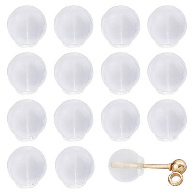 120Pcs Plastic Full-covered Ear Nuts