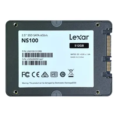Lexar LNS100-512RB | NS100 512GB SATA 6Gb/s 2.5-inch Solid State Drive