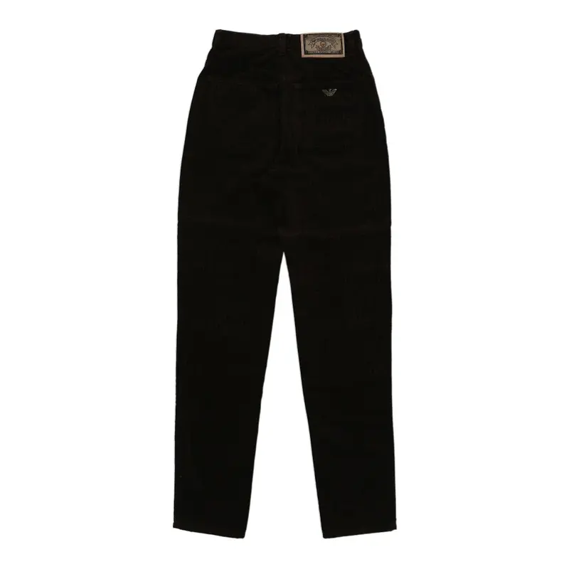 Armani Jeans Cord Trousers - 26W UK 6 Brown Cotton