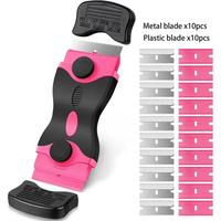 Multipurpose Scraper Tools, Double-edged Design Scraper Tool with 20 Extra Blades, Suitable for Removing Paint, Stickers, Adh...