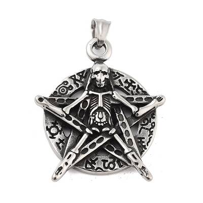 Retro 304 Stainless Steel Big Pendants