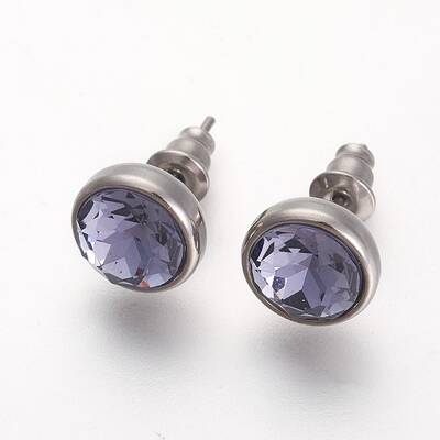 304 Stainless Steel Stud Earrings