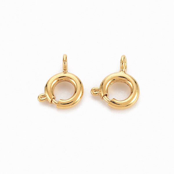 Brass Spring Ring Clasps