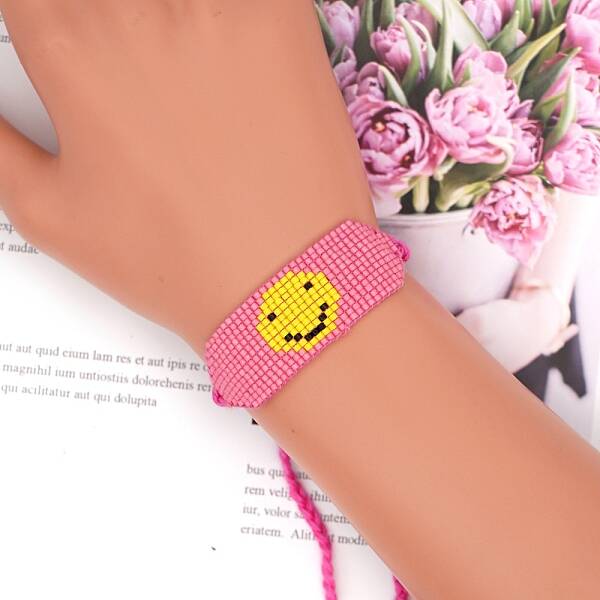 Glass Seed Braided Bead Bracelet