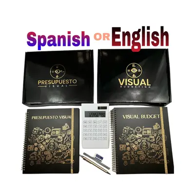 Budget Planner & Credit Builder - 12-Month Undated Calendar with Home Buying & Auto Loan Guide Savings Challenges debt Tracke...