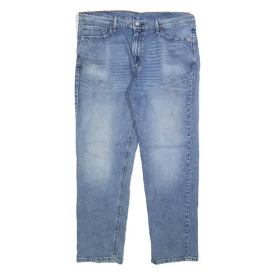 LEVI'S 541 Jeans Mens Blue Athletic Tapered Stone Wash W38 L32