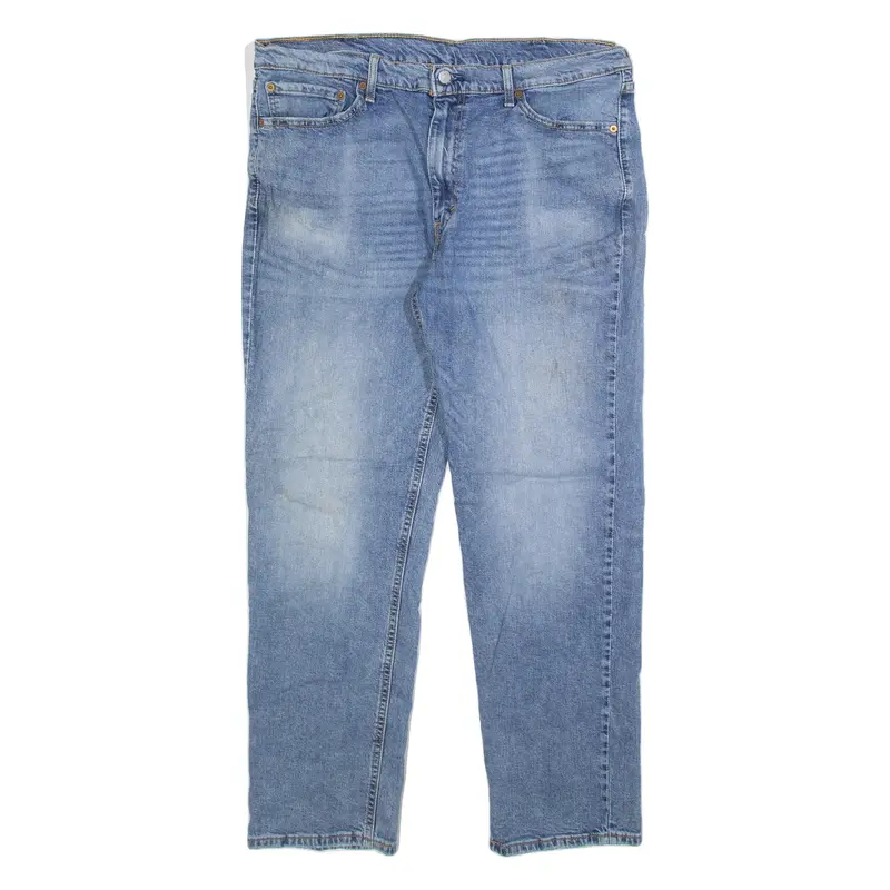 LEVI'S 541 Jeans Mens Blue Athletic Tapered Stone Wash W38 L32