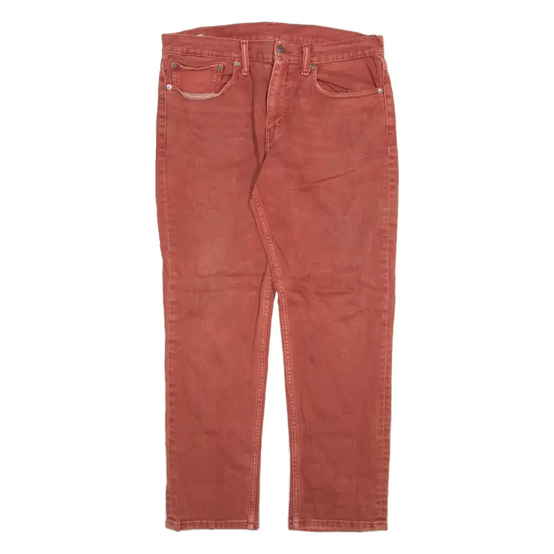 LEVI'S 511 Jeans Mens Red Slim Straight W34 L30