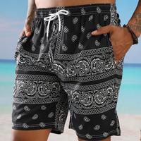 Men's Swim Trunks Quick Dry Hawaiian Board Shorts Beach Shorts Bathing Swimsuits Short with Pockets