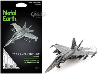 Model Kit Boeing F/A-18 Super Hornet Fighter Aircraft \