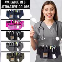 Nurse Fanny Pack for Women, Nursing Belt Organizer Pouch, Multi Compartment Waist Organizer Tool Bag for Students, Practition...