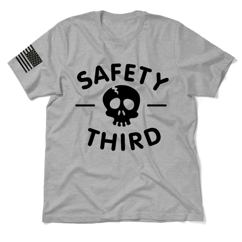 Safety Third - Heather Gray T-Shirt