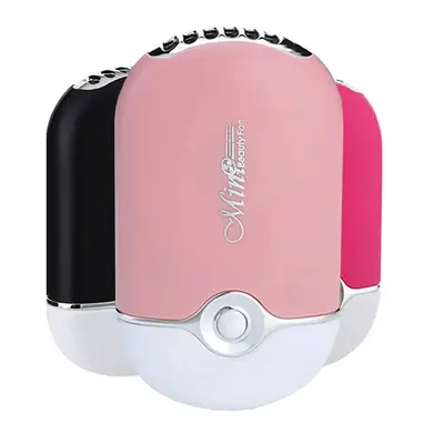 Portable Mini Handheld Fan, 1 Count Usb Rechargeable Adjustable Speed Fan for Eyelash Extension Drying, Personal Cooling Fan,...