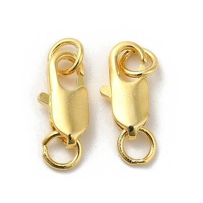Brass Lobster Claw Clasps