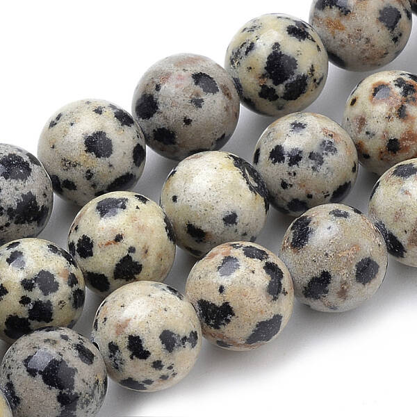 Natural Dalmatian Jasper Beads Strands