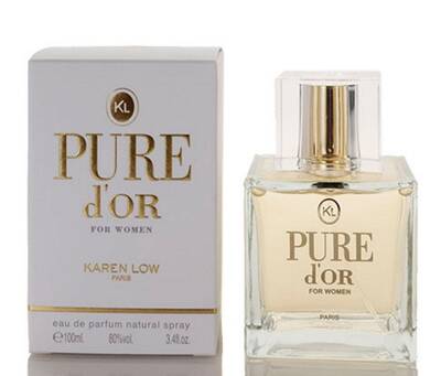 Karen Low Pure Dor Perfume for Women - Eau de Parfum Spray 3.4 oz