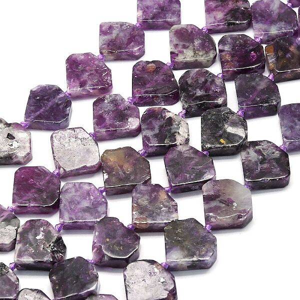 Natural Lepidolite Beads Strands