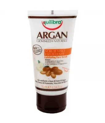 Equilibra Argan Exfoliating Face Scrub 75 ml