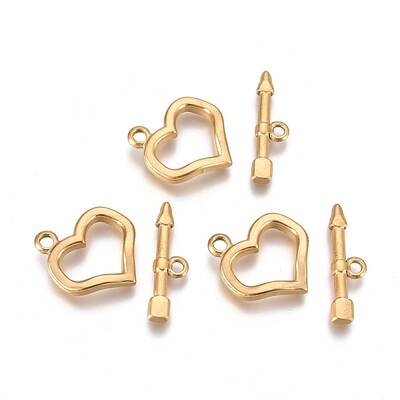 Ion Plating(IP) 304 Stainless Steel Toggle Clasps