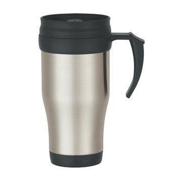 36 Customized 16 oz Stainless Steel Slide Action Travel Mug - ...