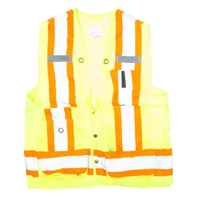 R&R INDUSTRIES High Visibility Mens Workwear Gilet Yellow M