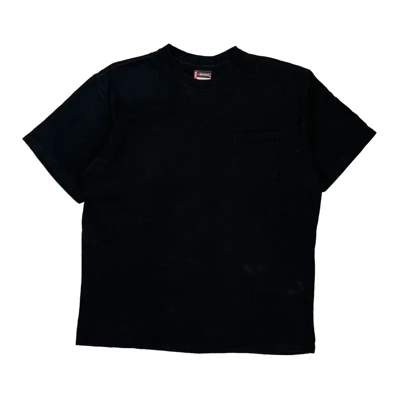 Dickies T-Shirt - XL Black Cotton