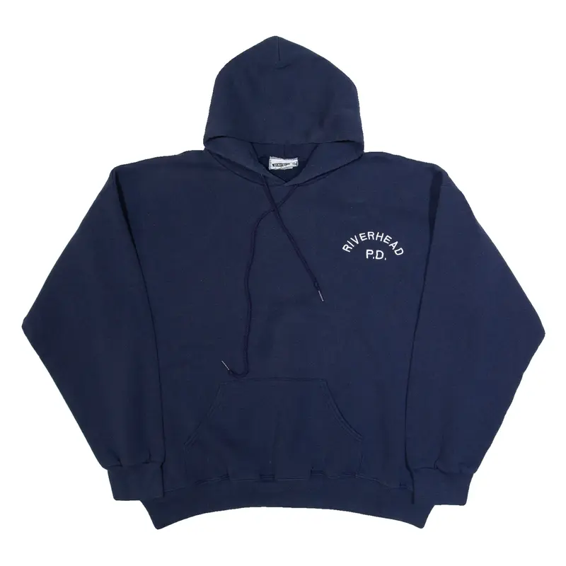 LEE Riverhead Mens Blue Hoodie USA XL