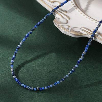 Natural Lapis Lazuli Beaded Necklaces