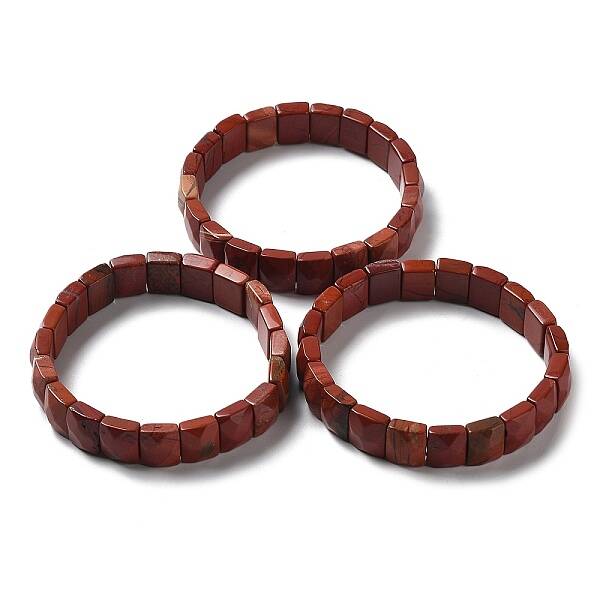 Natural Red Jasper Stretch Bracelets