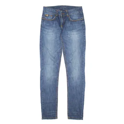 STEFANEL Jeans Blue Denim Slim Skinny Stone Wash Womens W26 L31