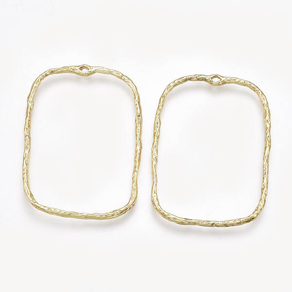 Brass Open Back Bezel Pendants