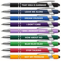 Ballpoint Pen, 9 Counts/set Humorous & Funny Quotes Ballpoint Pen, Smooth Writing Pen, Suitable for Office, Colleagues, Schoo...