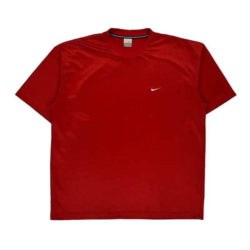 Nike T-Shirt - 2XL Red Polyester