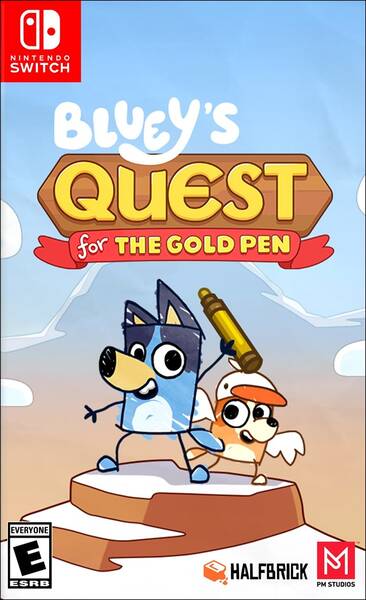 Bluey's Quest for The Gold Pen