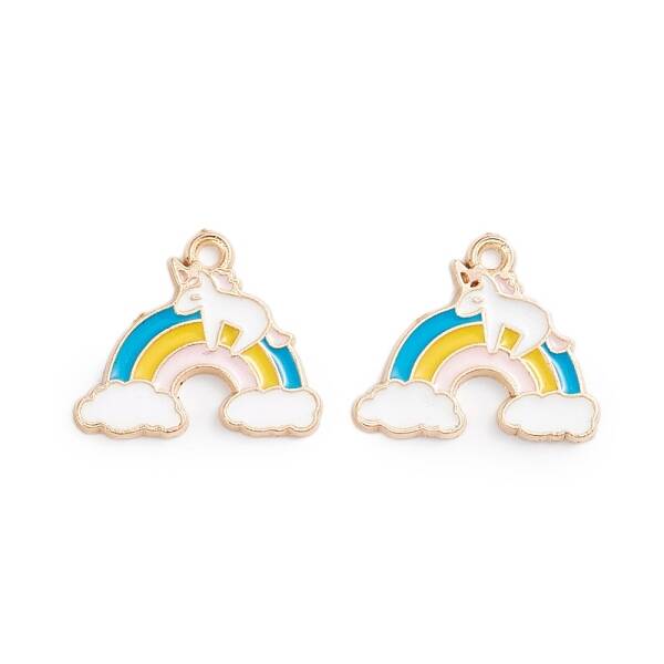 Alloy Enamel Pendants