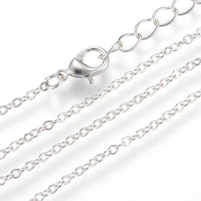 Iron Cable Chains Necklace Making